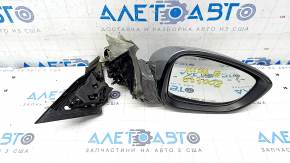 Зеркало боковое правое Honda Accord 18-22 7 пинов BSM, серебро, сломано крепление