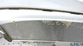 Бампер задний голый Honda Accord 18-22 серебро, отсутствует фрагмент, надломано крепление, царапины