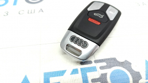 Ключ Audi Q5 80A 18-24 keyless, 4 кнопки, тип 1, потерт, тычки