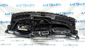 Торпедо передняя панель с AIRBAG Audi Q5 80A 18-20 черная, Bang & Olufsen