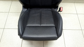 Пасажирське сидіння Audi Q5 80A 18- з AIRBAG, Sport, шкіра, чорне, електро, з підігрівом та вентиляцією, з перфорацією