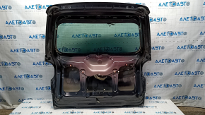 Двері багажника голі зі склом Fiat 500L 14 - без камери, графіт PDW, потерте скло