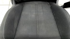 Пасажирське сидіння Ford Mustang mk6 15- без airbag, електро+механічне, купе, чорне, ганчірка, що стрільнуло, під хімчистку