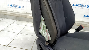 Пассажирское сидение Ford Mustang mk6 15- без airbag, электро+механическое, купе, черное, тряпка, стрельнувшее, под химчистку