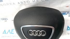 Подушка безопасности airbag в руль водительская Audi Q5 8R 13-17 черн, царапина