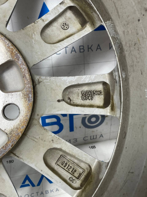 Колісний диск R15x6JX15 VW Jetta 11-18 USA бордюрка, відсутній фрагмент