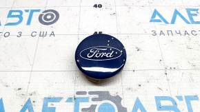 Центральный колпачок Ford Focus mk3 11-18 54/50мм, синий, царапина