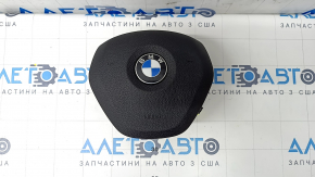 Подушка безпеки airbag в кермо водійська BMW 3 F30 17-18 Sport чорна, дефект хрому