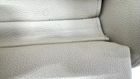 Водійське сидіння BMW 3 F30 12-18 з airbag, електро з пам'яттю, бежева шкіра, тріщини, подряпини, під хімчистку