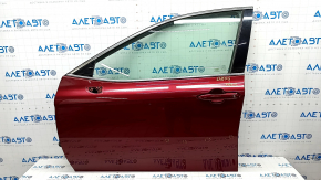Дверь в сборе передняя левая Toyota Camry v70 18- keyless, красный 3T3, тычки