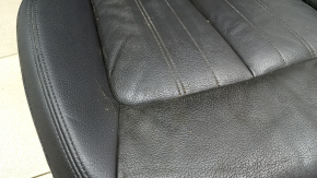 Водительское сидение Audi Q5 80A 18- с AIRBAG, кожа, черное, электро, с подогревом, примято, под чистку