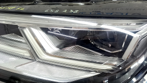 Фара передняя левая в сборе Audi Q5 80A 18-20 LED, песок