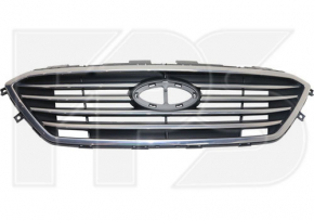 Грати радіатора grill Hyundai Sonata 15-17 SE хром