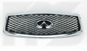 Решітка радіатора grill Infiniti Q50 14-17 без эмбл новий неоригінал