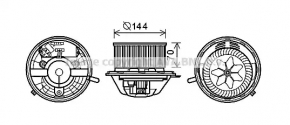 Мотор вентилятор пічки BMW 335i e92 07-13 новий неоригінал AVA