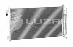 Радиатор кондиционера конденсер Nissan Versa 1.8 10-12 новый неоригинал LUZAR