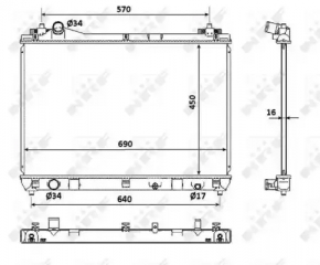 Патрубок охолодження нижній VW Beetle 12-19 1.8T GATES