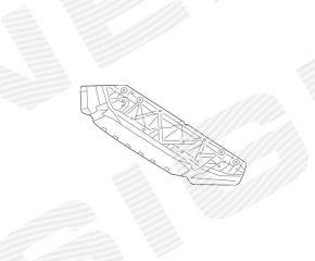 Захист переднього бампера Audi A4 B9 17-19 S-Line SIGNEDA