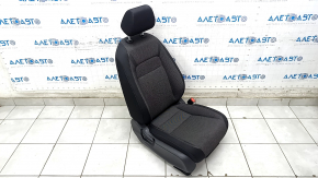 Пасажирське сидіння Honda CRV 23- без airbag, механічне, ганчірка чорна