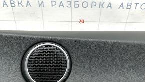 Обшивка двери карточка передняя правая Hyundai Sonata 20- серая, под пищалку, тычка, царапины