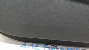 Обшивка двери карточка передняя левая BMW 5 G30 17-23 harman/kardon, кожа черная, царапины, надлом крепления