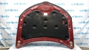 Капот в сборе Lincoln MKZ 13-16 алюминий, красный RR, тычка, сколы, коррозия