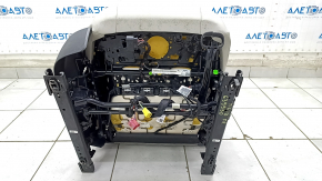 Пасажирське сидіння VW Tiguan 18- без airbag, механічне, шкіра, сіре, підігрів, під хімчистку, подряпини на накладці