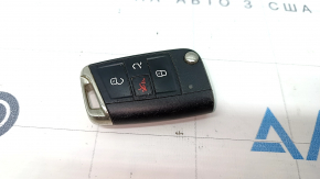 Ключ VW Tiguan 18- keyless 4 кнопки, подряпини