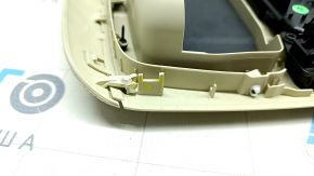 Плафон освещения передний Lincoln MKZ 13-16 бежевый, без люка, сломаны крепления