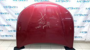 Капот голий Lincoln MKZ 13-16 дорест, червоний RR, алюміній, сколи