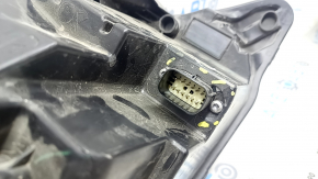 Фара передняя левая в сборе Lincoln MKZ 13-16 LED, сломано крепление, надломана фишка, песок