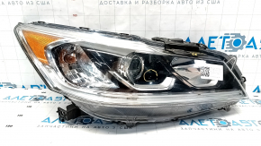 Фара передня права гола Honda Accord 16-17 рест, галоген під ДХО, під полірування, пісок