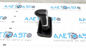 Ручка КПП Audi Q5 8R 12-17 черная кожа, царапины