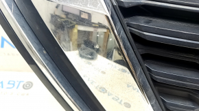 Грати радіатора grill в зборі Nissan Rogue 21-23 під камеру Japan built, пісок, тичка