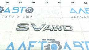 Эмблема надпись SV AWD двери багажника Nissan Rogue 21-23