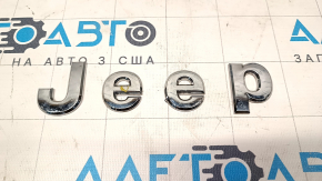 Эмблема капота Jeep Cherokee KL 19-21 хром, песок