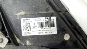 Фара передняя левая в сборе BMW X1 F48 16-19 LED, песок, паутинка, царапина, трещина в стекле