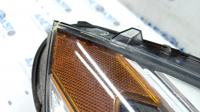 Фара передня ліва в зборі BMW X1 F48 16-19 LED, пісок, павутинка, подряпина, тріщина у склі