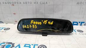 Дзеркало внутрішньосалонне Ford Focus mk3 11-18 чорне порожнє, полізла амальгама