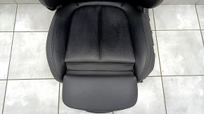 Водительское сидение BMW X1 F48 16-19 с airbag, электро, подогрев, с памятью, кожа черная, с блоком управления, царапины на пластике