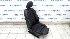 Пассажирское сидение BMW X1 F48 16-19 с airbag, электро, подогрев, с памятью, кожа черная, обрезана фишка