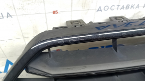 Решетка радиатора в сборе Audi A6 C7 16-18 рест черн глянец, песок