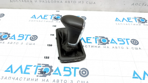 Ручка КПП Audi A4 B8 13-16 рест, коричнева, потріскала шкіра