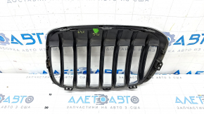 Решітка радіатора grill права BMW X1 F48 16-19 X-line сіра решітка, пісок