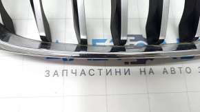 Решітка радіатора grill права BMW X1 F48 16-19 X-line сіра решітка, пісок