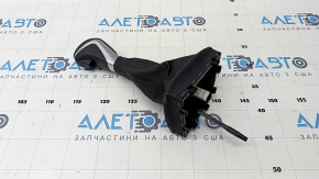 Ручка КПП BMW X1 F48 16-19 кожа черная, потерта, царапины, под чистку