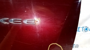 Дверь в сборе передняя правая Jeep Cherokee KL 14- keyless, красный PRV,затерта накладка, тычки, вмятина