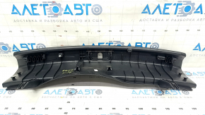Накладка проема багажника Audi A6 C7 12-18 черная, царапины