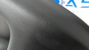 Обшивка дверей картка задня ліва BMW X5 G05 19-22 чорна шкіра без шторки, сіра вставка, надриви