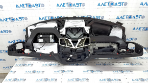 Торпедо передняя панель с AIRBAG BMW X5 G05 19-23 черная